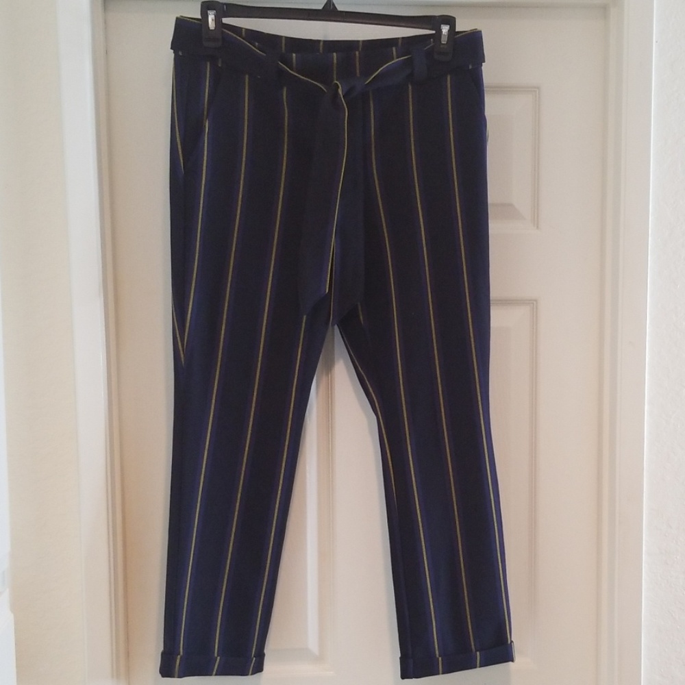 LOFT Pinstriped Pants - Size 8